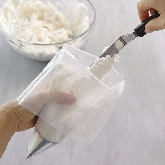 12 Pack Plastic Cake Decorating Bags