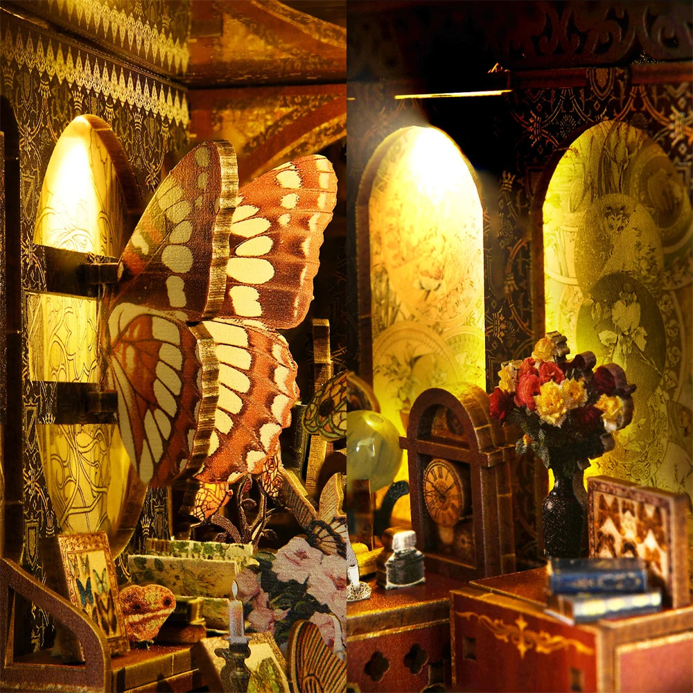 Wooden 3D Puzzle DIY Dollhouse Model Kit