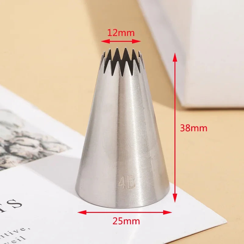 DIY Cakes Decoration 14tooth Pastry Nozzle
