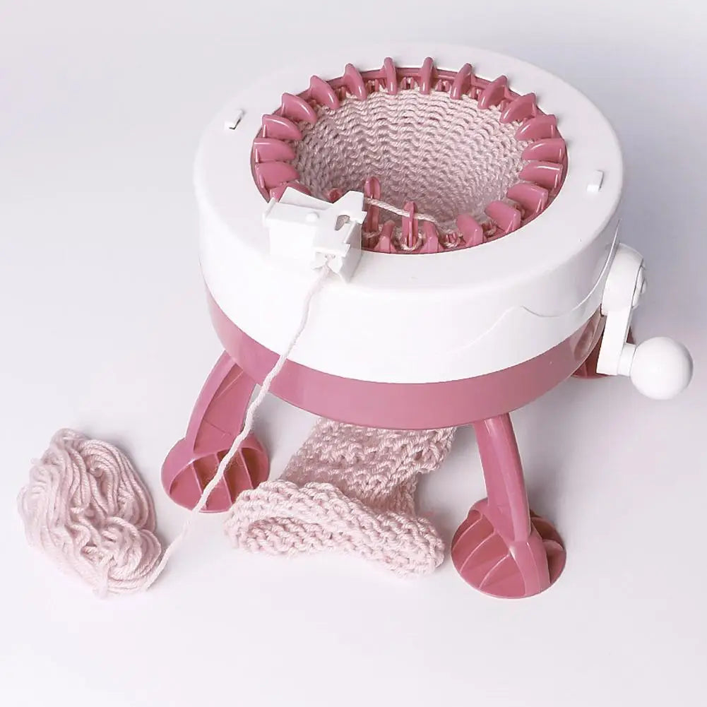 DIY Plastic Hand Knitting Machine Children Toy