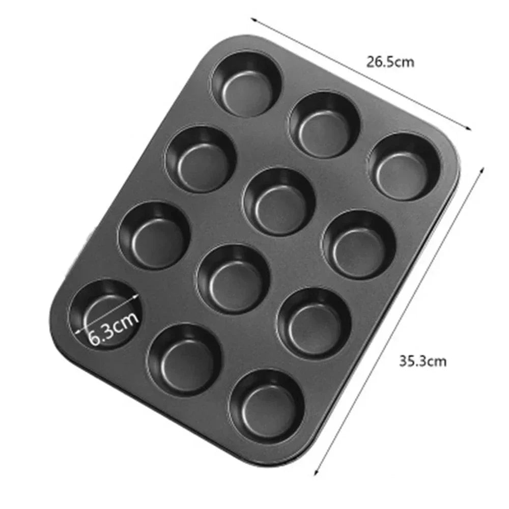 6/12 Holes Bakeware Muffin Cups