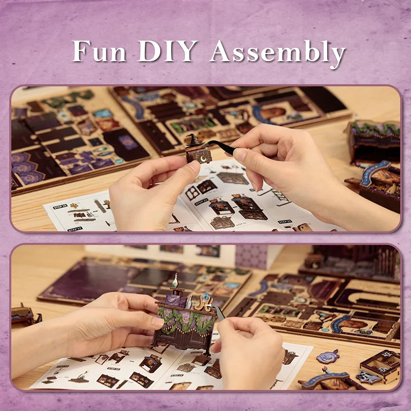 DIY Miniature Dollhouse 3D Wooden Puzzle