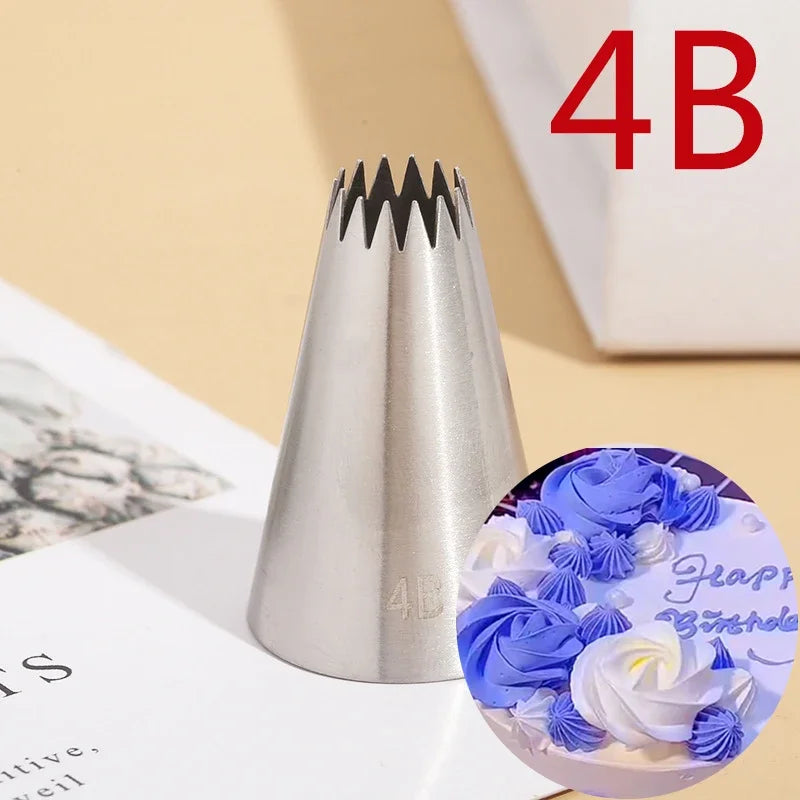 DIY Cakes Decoration 14tooth Pastry Nozzle