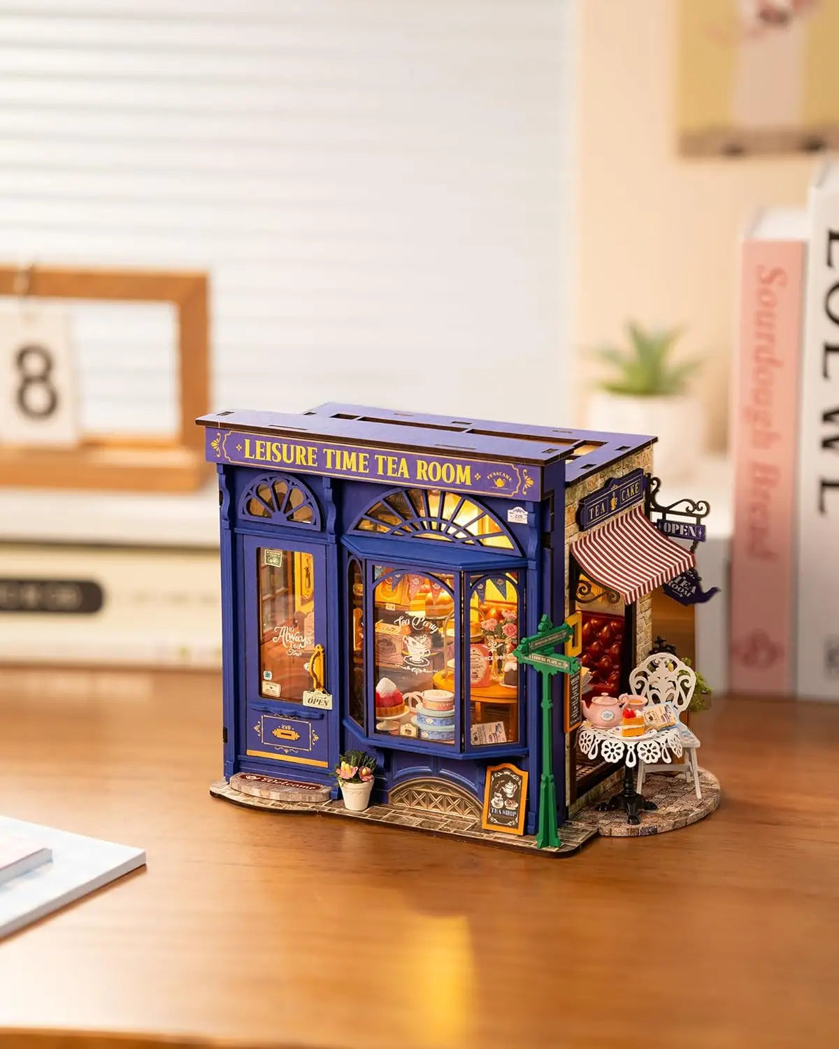 DIY Miniature Dollhouse Kit Leisure Time Tea