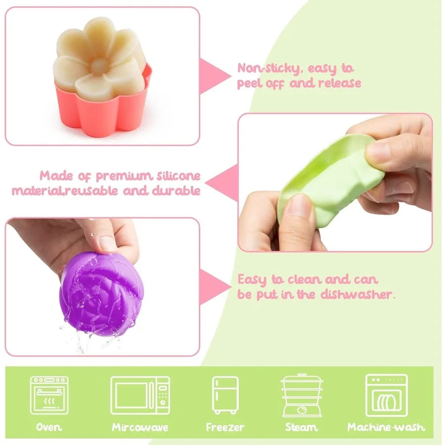 42Pcs Mini Silicone Molds