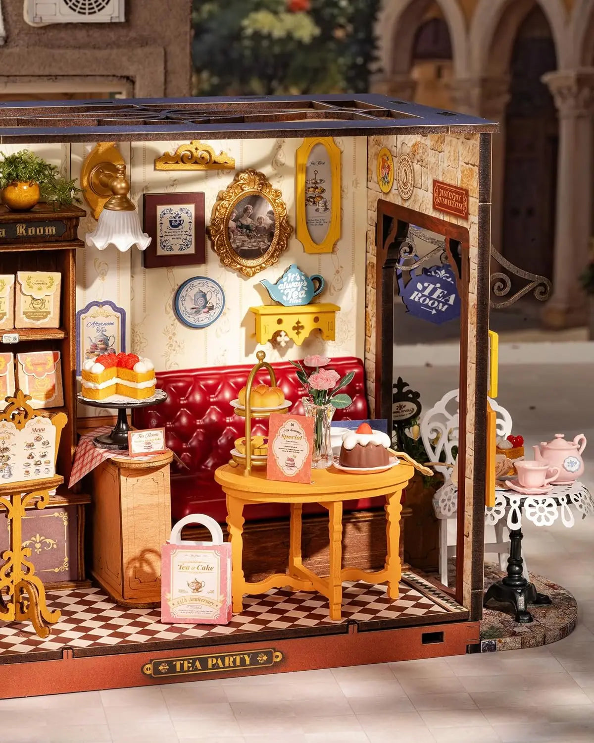 DIY Miniature Dollhouse Kit Leisure Time Tea