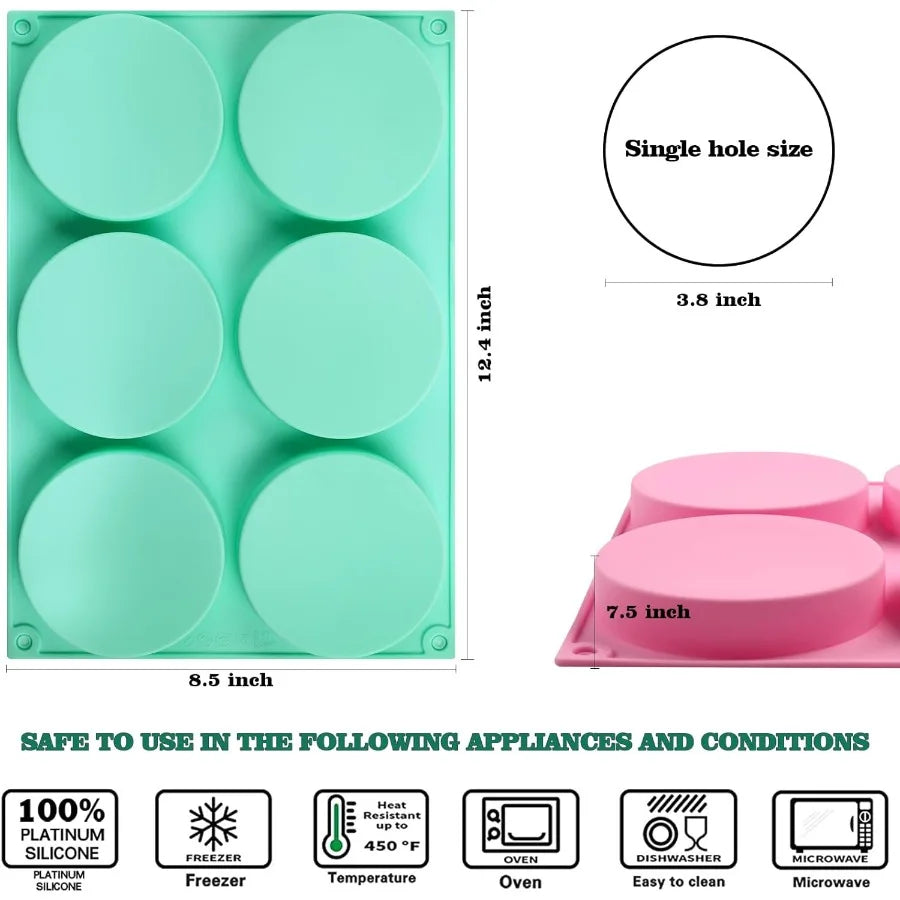 2 Pcs Silicone Muffin Top Pans