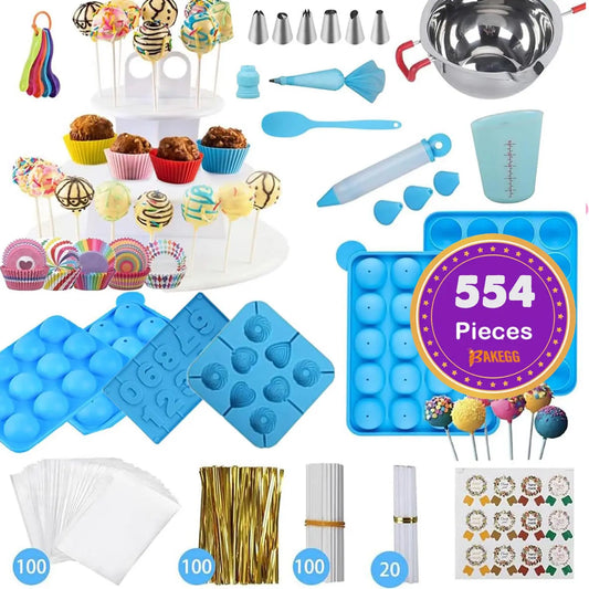 Cake Pop Maker Kit Silicone Lollipop Molds
