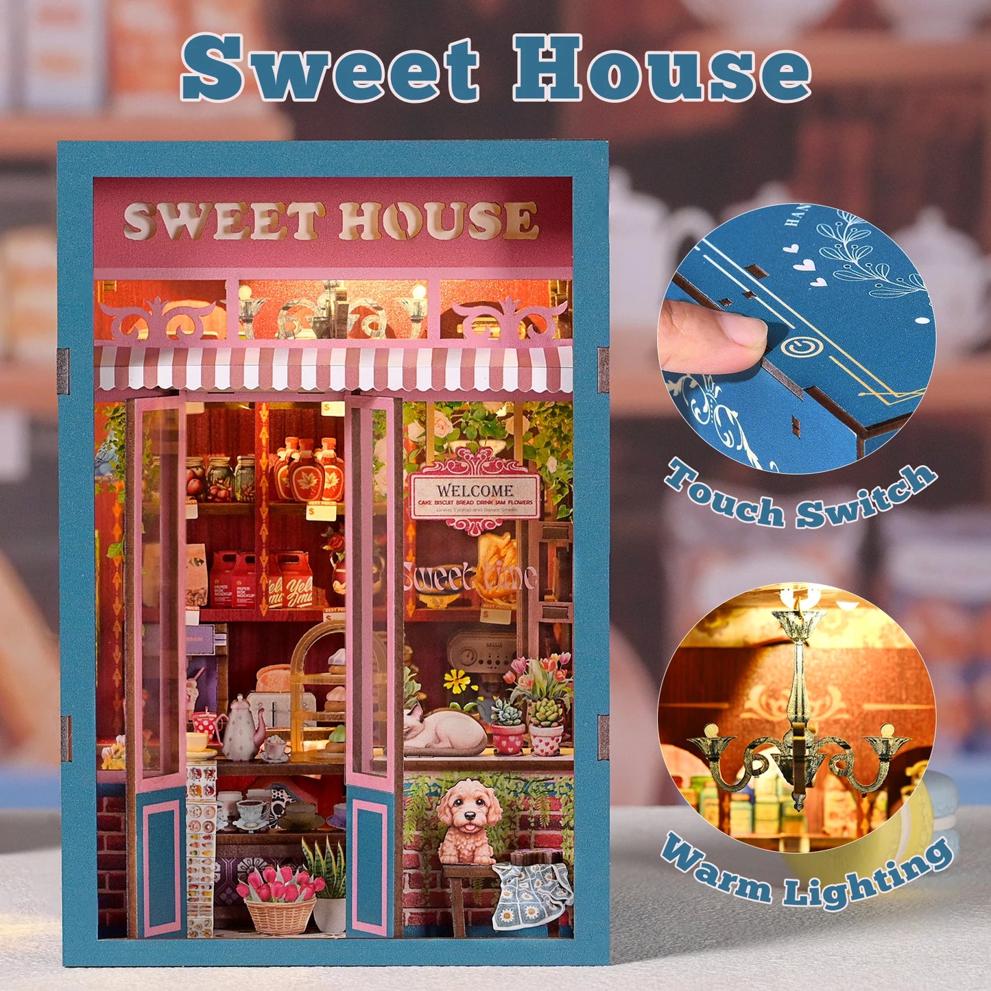 Candy Shop DIY 3D Wooden Puzzle