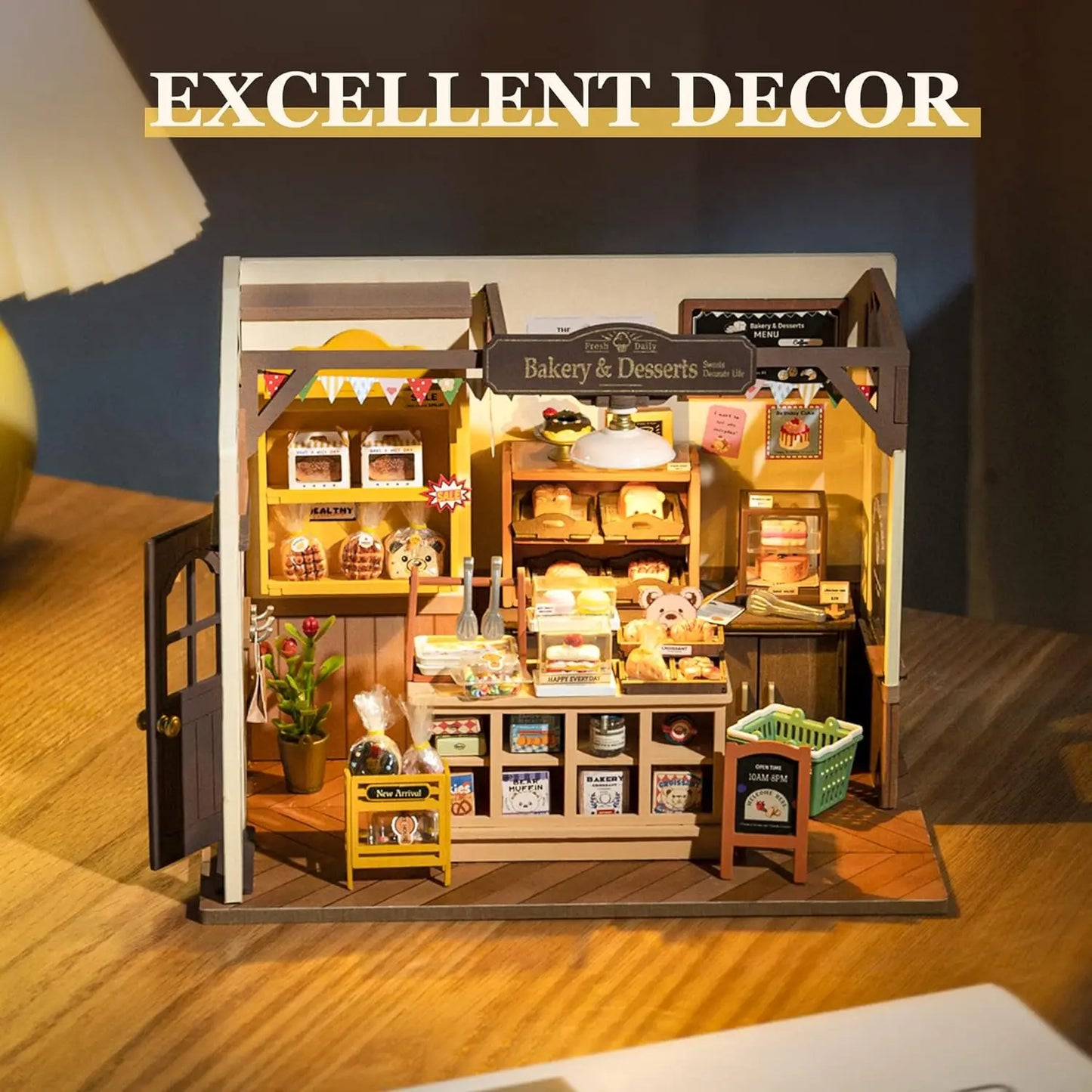 3D Puzzle DIY Miniature Dollhouse Kit