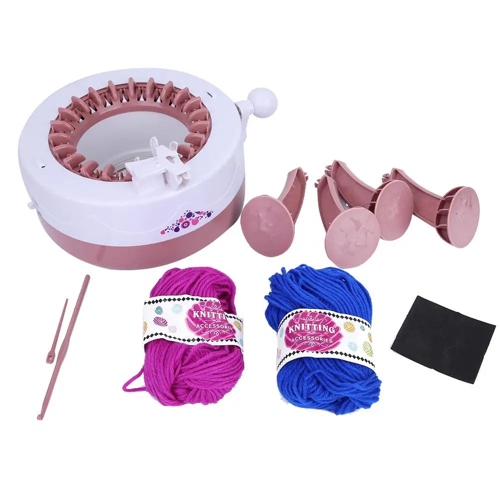 DIY Plastic Hand Knitting Machine Children Toy