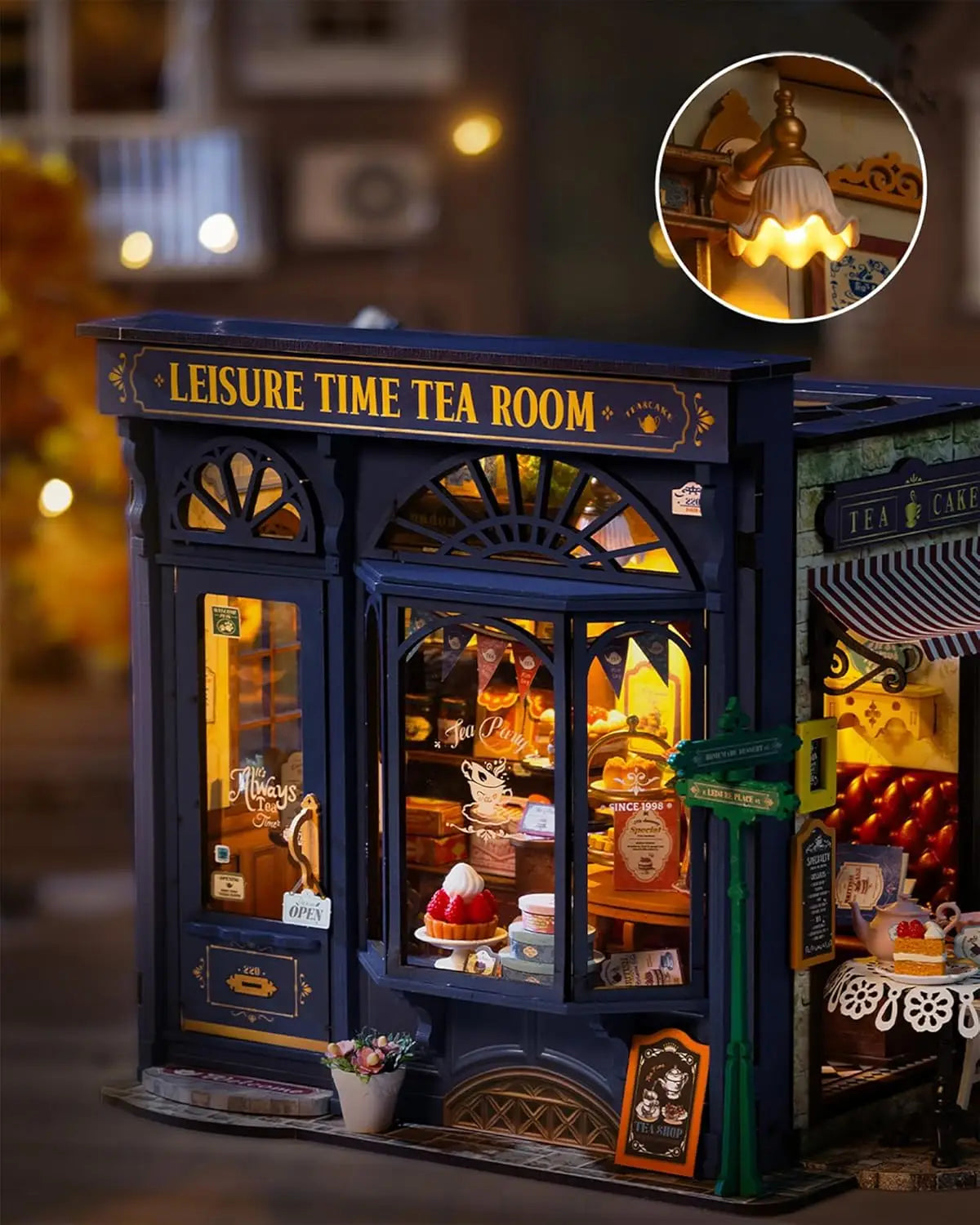 DIY Miniature Dollhouse Kit Leisure Time Tea